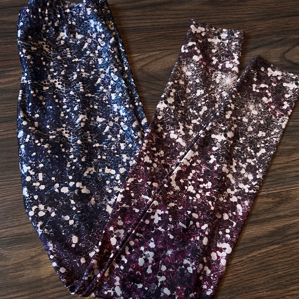 There confetti leggings